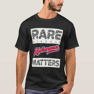 Camiseta Estampa de Zebra Conscientização sobre Doenças Rar