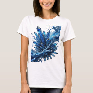 Camiseta Estampa ENERGIA ELEMENTAL ÁGUA Prata Ousada