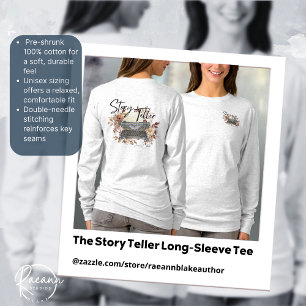 Camiseta Estampa Frente e Verso The Story Teller