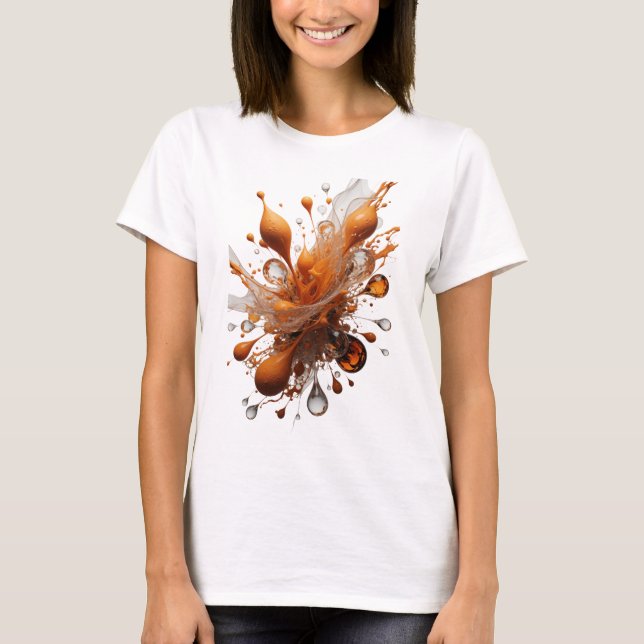 Camiseta Estampa Laranja MODERNA PRATA (Frente)