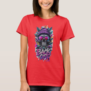 Camiseta Estampada com Gráfico de Lobo Selvagem Fe