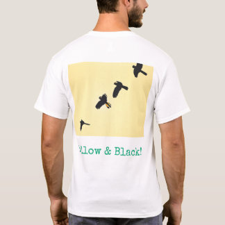 camiseta estampada de pássaro australiano