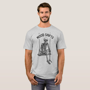 Camiseta Estampada Frente Verso Mudanças de Humor