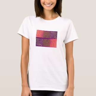 Camiseta Estampado de Animal Selvagem em Tons de Joia