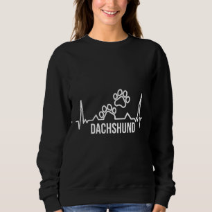 Camiseta Estampas De Cães De Dachshund Para Mulheres