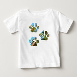 Camiseta Estampas de cães - Palmeiras tropicais