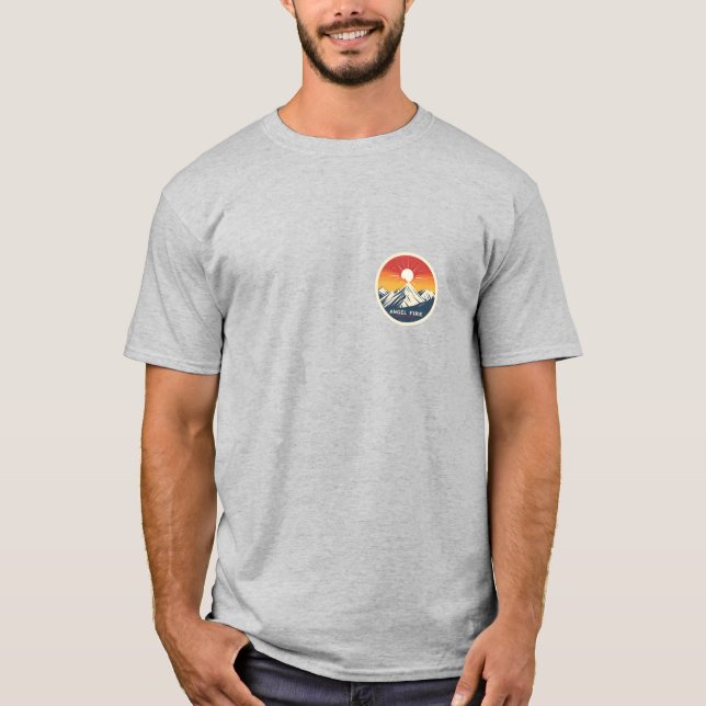 Camiseta estância de esqui Angel Fire (Frente)