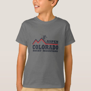 Camiseta estância de esqui colorado aspen