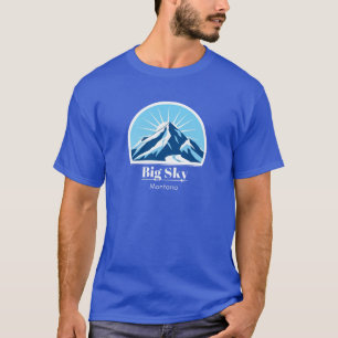 Camiseta estância de esqui de Big Sky Montana