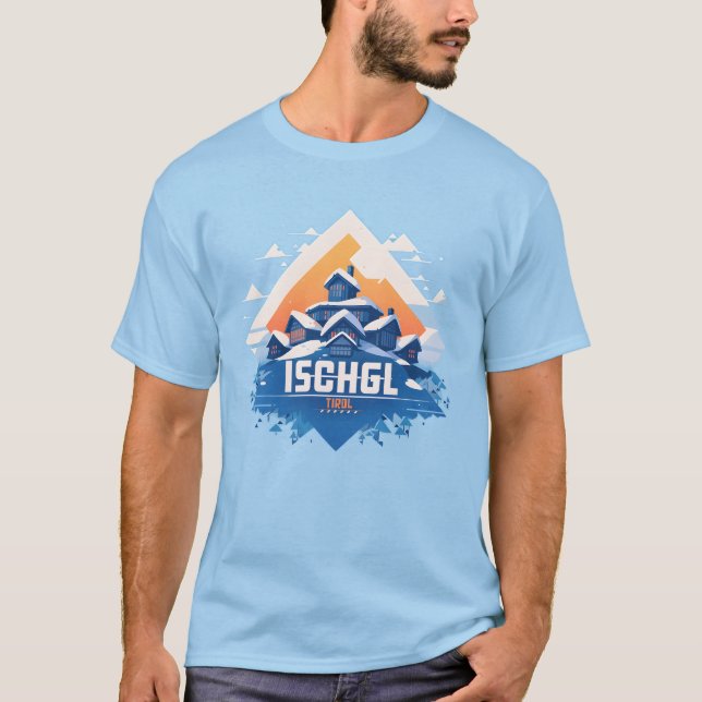Camiseta Estância de esqui Ischgl (Frente)