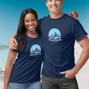 Camiseta Estância de esqui Mount Russell Califórnia Sierra