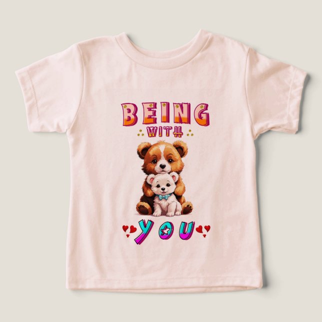 Camiseta Estar Com Você (Design frontal)