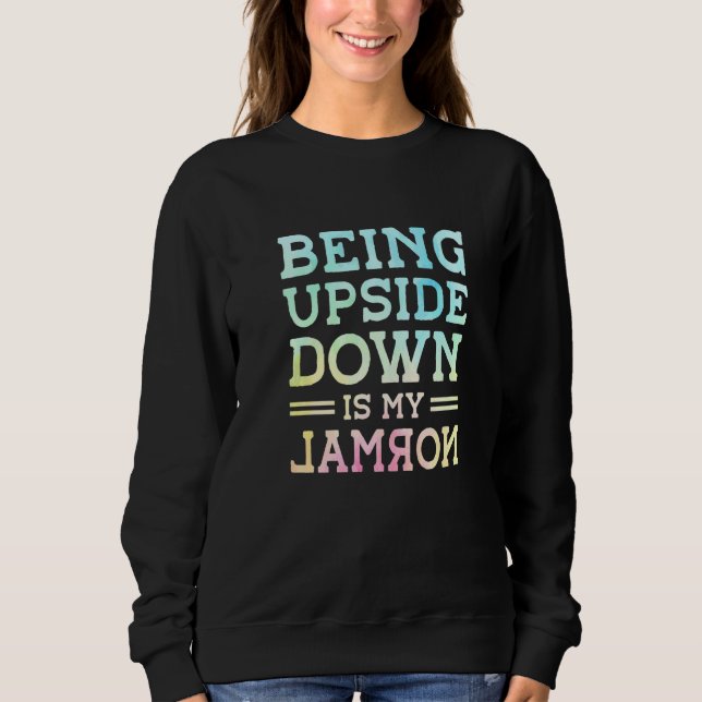 Camiseta Estar de Cabeça para Baixo é Minha Ginástica Acrob (Frente)