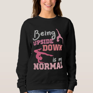 Camiseta Estar de Cabeça para Baixo é o Meu Normal  Frases 