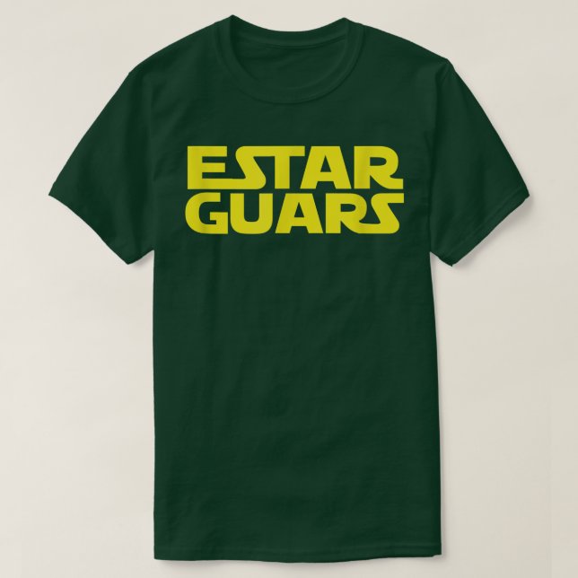 Camiseta Estar    GuarsEspanhol Engraçado  (Frente do Design)