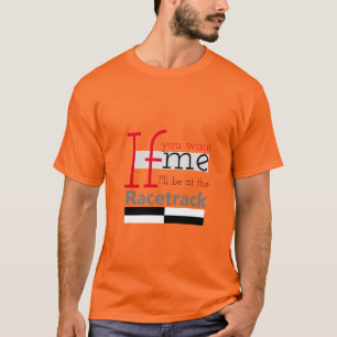 Camiseta Estará na pista Personalizar