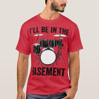 Camiseta Estará No Drummer De Drumagem Do Conjunto Do Tambo