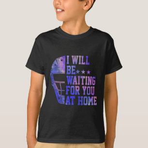 Camiseta Estarei Esperando Por Você Em Casa Vender Softll C