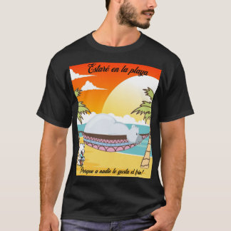 Camiseta Estarei na edição espanhola da praia.