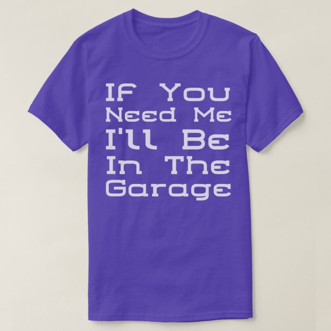Camiseta Estarei Na Garagem 3 (Frente do Design)