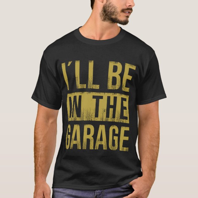 Camiseta Estarei Na Garagem - Mecânica (Frente)