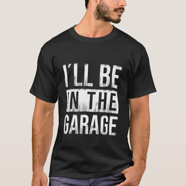 Camiseta Estarei Na Garagem - Mecânica (Frente)