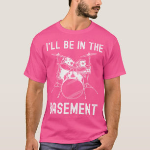 Camiseta Estarei No Conjunto De Tambores De Tambor De Bater