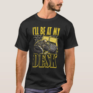 Camiseta Estarei no Engenheiro 2 de áudio da minha mesa