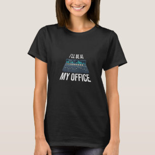 Camiseta Estarei no meu Engenheiro de Áudio do Office Sound