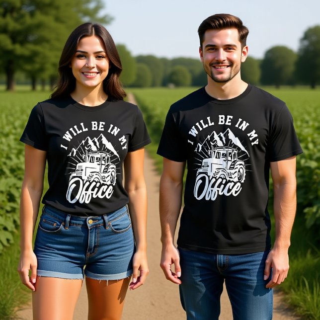 CAMISETA ESTAREI NO MEU ESCRITÓRIO (Criador carregado)