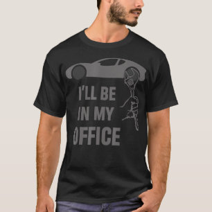 Camiseta Estarei no meu escritório consertando o Mech de re