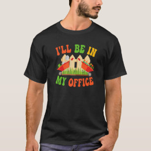 Camiseta Estarei No Meu Escritório Engraçado Jardim Jardina
