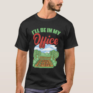 Camiseta Estarei No Meu Escritório Jardineiro Botânico