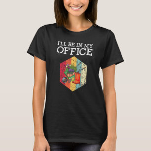 Camiseta Estarei no meu escritório jardineiros homens mulhe