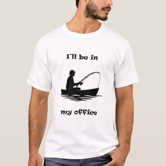 Camiseta Estarei no Meu Escritório Presente Divertido de Pe