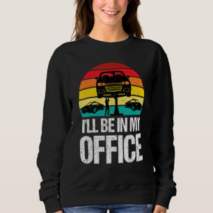 Camiseta Estarei no meu escritório, Roupa de Mecânica de Ca