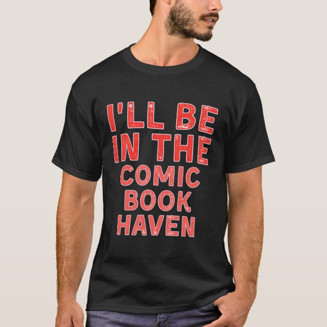 Camiseta Estarei No Quic Book Haven Comic Books (Frente)