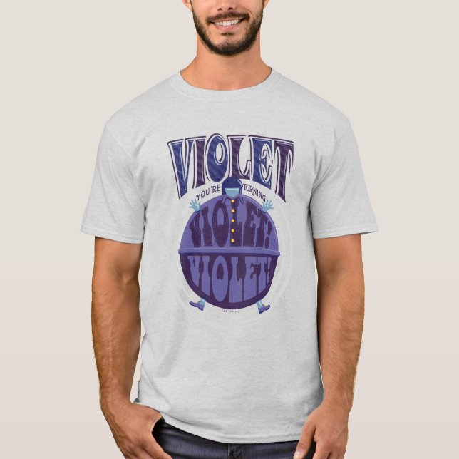 Camiseta Estás a tornar-te violeta, Violet! (Frente)