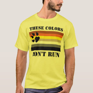 Camiseta Estas cores não funcionam. Nação dos gay.