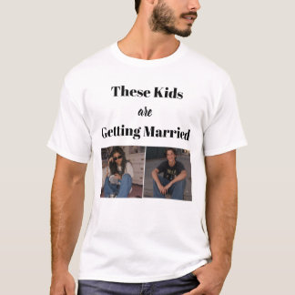Camiseta Estas Crianças Estão se Casando Foto de Adolescent