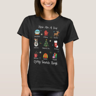 Camiseta Estas São Algumas Das Minhas Coisas Favoritas