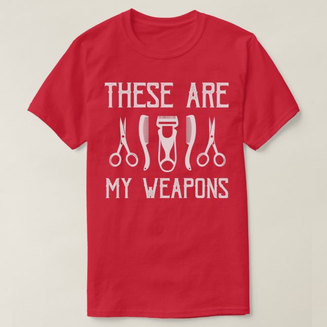 Camiseta Estas são as minhas armas (Frente do Design)