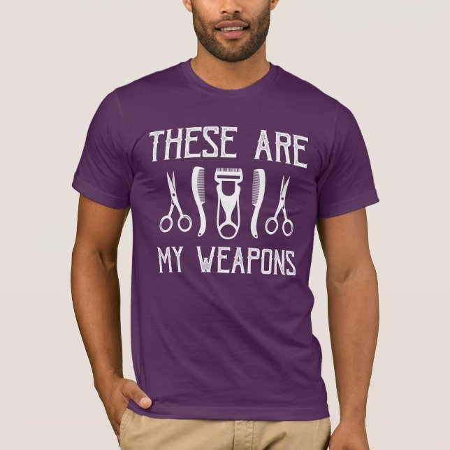 Camiseta Estas são minhas armas (Frente)