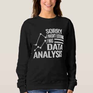 Camiseta estatística da tecnologia de dados do analista de