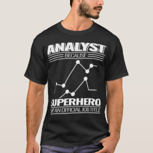 Camiseta estatística do analista de dados de ciência de d
