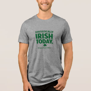 Camiseta Estatisticamente Irlandês - Dia de São Patrício