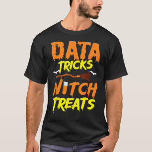 Camiseta Estatísticas de Analistas de Mineração de Dados do