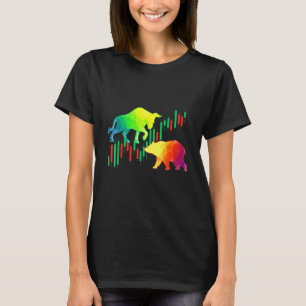 Camiseta Estatísticas de Criptomoeda Bitcoin Moeda Digital