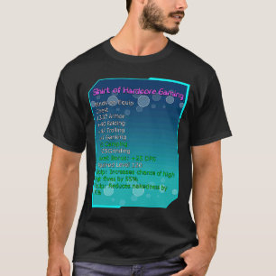 Camiseta Estatísticas de jogos Epic Hardcore