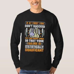 Camiseta Estatísticas Engraçadas Pun De Ciência Para Homens
